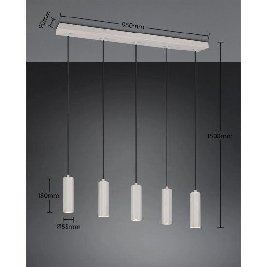 SOKA – 367700576 excl. 5x GU10 · max. 10W TRIO