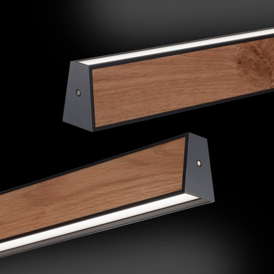 Lampa wisząca Pure E-motion Czarny/drewno 2570-79 Paul Neuhaus - zdjęcie dodatkowe 6