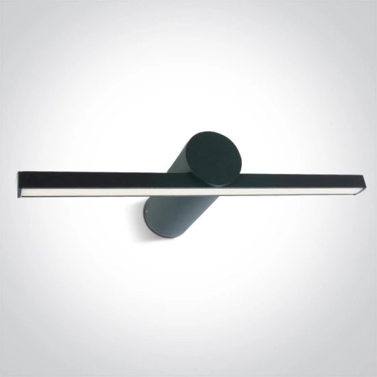 BLACK LED BATHROOM / WALL LIGHT 8W WW IP44 230V 38108N/B/W ONE LIGHT
