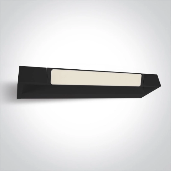BLACK LED BATHROOM / WALL LIGHT 12W WW IP44 230V 38112C/B/W ONE LIGHT