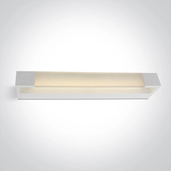 WHITE LED BATHROOM / WALL LIGHT 14W WW IP44 230V 38114R/W/W ONE LIGHT