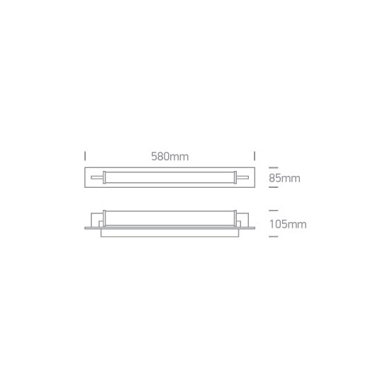 kinkiecik.pl Penelopa 38118K/C/C chromowana oprawa łazienkowa LED 18W 230V 4000K IP44; nieściemnialny zasilacz LED w komplecie ONE LIGHT