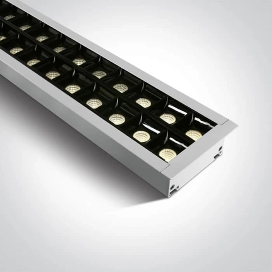 kinkiecik.pl Pitrofos 38150BR/W/W biała oprawa wpuszczana UGR17 3000K 40W