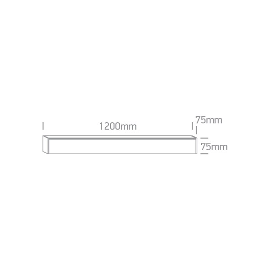 WHITE DIFFUSER UGR19 40W CCTV PV 230V 38160A/W/V ONE LIGHT