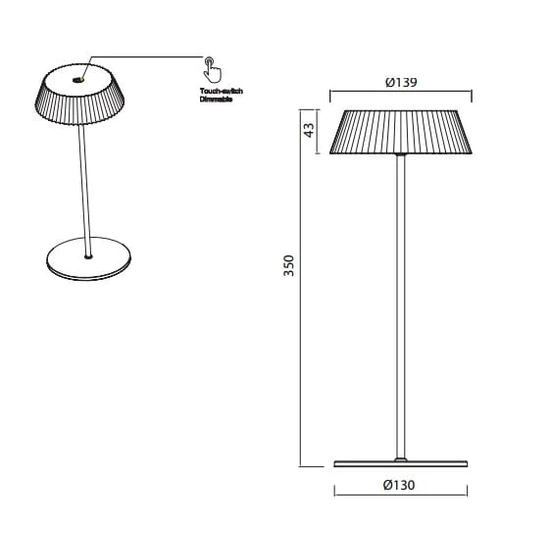 Lampa biurkowa Mantra Relax 7933MA - zdjęcie dodatkowe 1