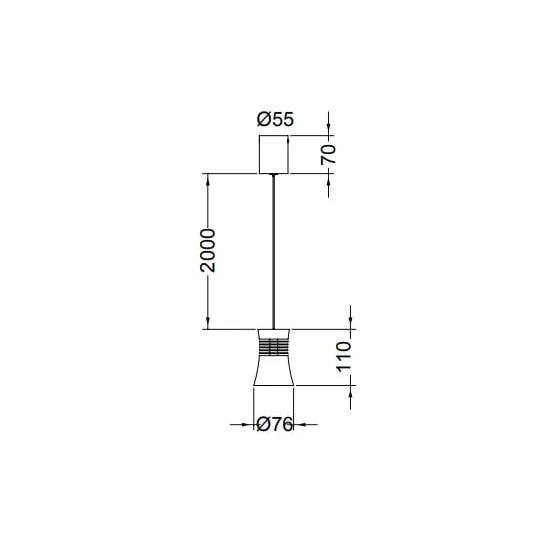 Lampa wisząca Mantra Pagoda 7790MA - zdjęcie dodatkowe 1