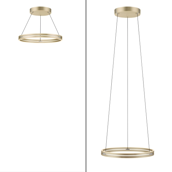 Lampa wisząca Pure E-loop Matowy Mosiądz 2551-60 Paul Neuhaus - zdjęcie dodatkowe 3