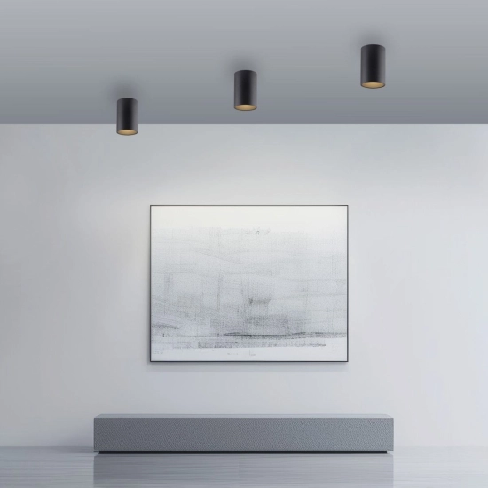 Lampa sufitowa Pure Point Czarna 6749-18 Paul Neuhaus - zdjęcie dodatkowe 3
