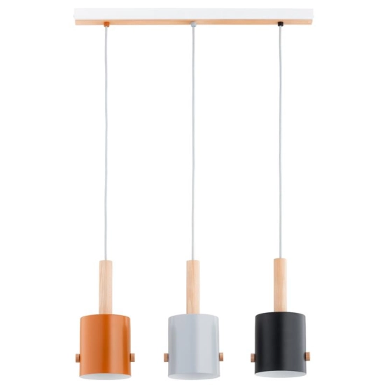 Lampa wisząca Selia 3xE27 brązowa złota 62620 ALFA