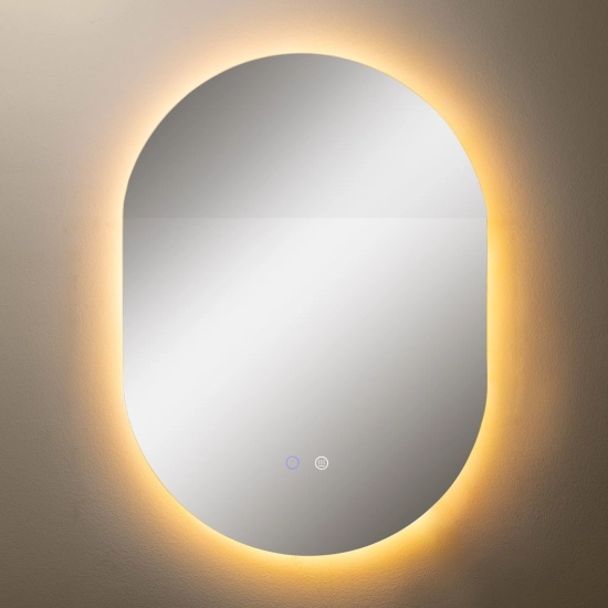 Lustro LED 50 cm D3002 z podświetleniem LED/24W/230V 3000/4000/6000K IP44 ZUMA LINE