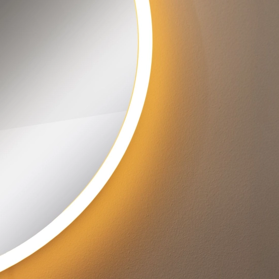 Lustro LED 60 cm D2526 z podświetleniem LED/24W/230V 3000/4000/6000K IP44 ZUMA LINE