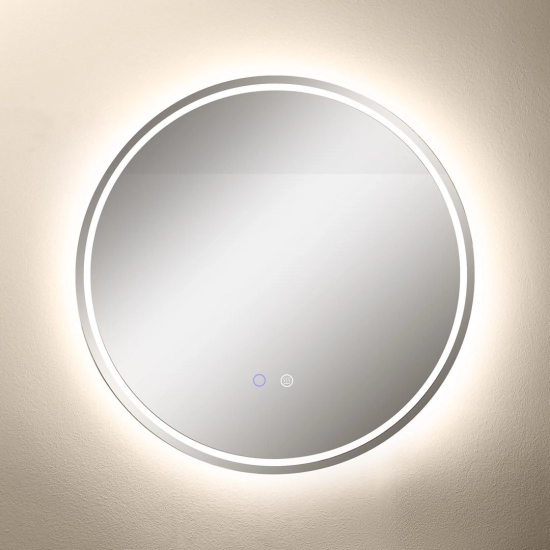 Lustro LED 60 cm D3004-60 z podświetleniem LED/24W/230V 3000/4000/6000K IP44 ZUMA LINE
