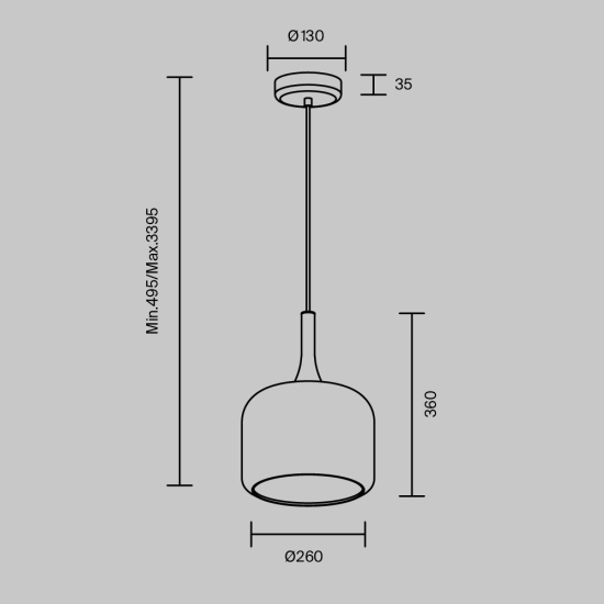 Lampa wisząca Spirito MOD286PL-L18W3K Maytoni - zdjęcie dodatkowe 6