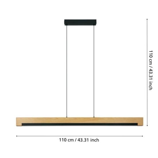 CAMACHO Lampa wisząca 901737 EGLO