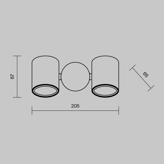 Kinkiet Wall Lamp Wall Street O010WL-02B Maytoni - zdjęcie dodatkowe 5