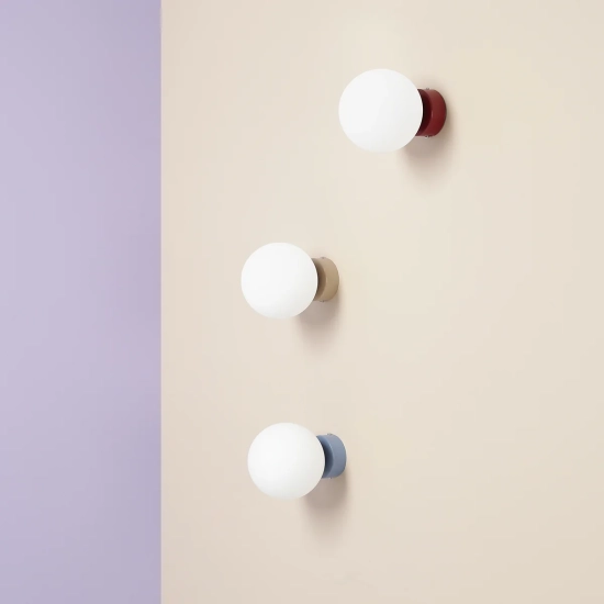 BALL WALL DUSTY BLUE S 1076C16_S Kinkiet #colours Aldex - zdjęcie dodatkowe 2