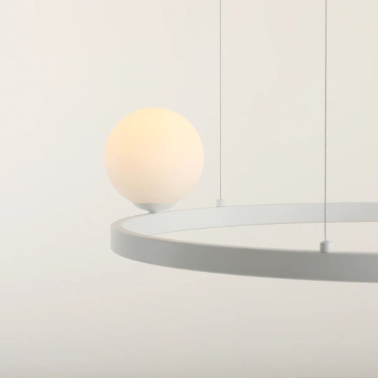 Lampa wisząca GARDA 5 RING BIAŁY 1099F_R Aldex - zdjęcie dodatkowe 2
