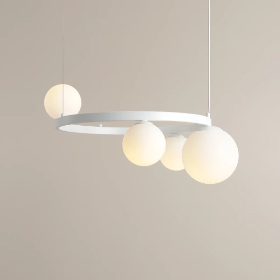 GARDA 4 RING BIAŁY 1099L_R Stylowa lampa wisząca Aldex - zdjęcie dodatkowe 1