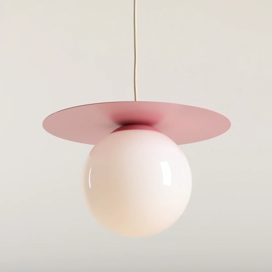 Lampa wisząca LOOP BABY PINK M 1125G18_M Aldex - zdjęcie dodatkowe 2