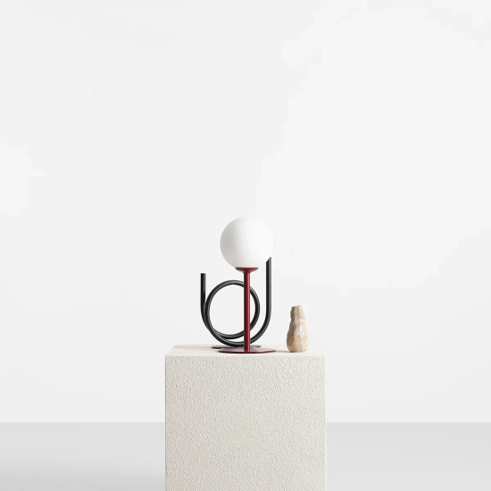PINNE TABLE RED WINE 1080B15 Lampka biurkowa #colours Aldex - zdjęcie dodatkowe 2