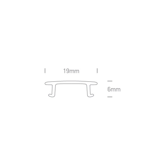 Square Track Surface Cover 40002C/B ONE LIGHT