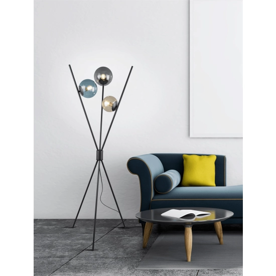 kinkiecik.pl Lampa podłogowa LANCE – 403400317 excl. 3x E14 · max. 28W TRIO