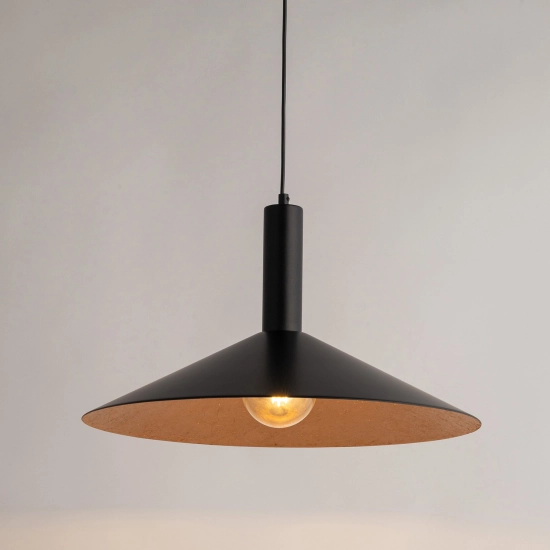 Lampa wisząca CAPRI S czarny/miedziany 41008 Sigma