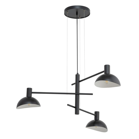 ARTIS 3 lampa wisząca czarny 40527 SIGMA