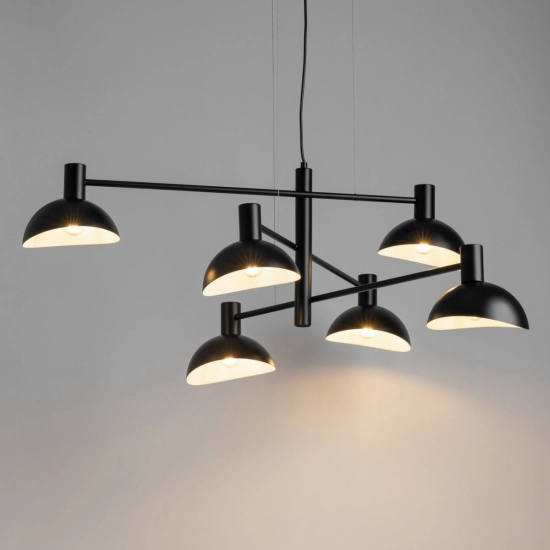 ARTIS 6 lampa wisząca czarny 40531 SIGMA
