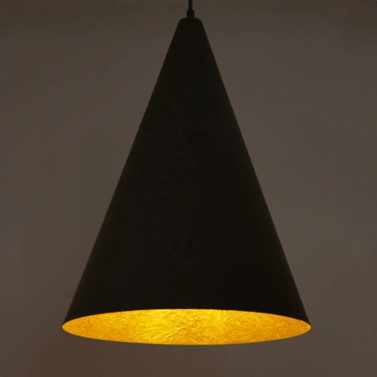 Lampa wisząca Vesuvio czarny/złoty S 1xE27 41036 Sigma