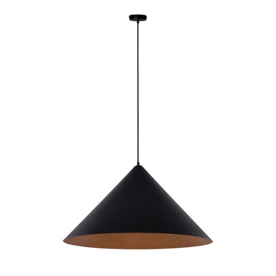 Lampa wisząca Vesuvio czarny/miedziany M 1xE27 41042 Sigma - zdjęcie produktu