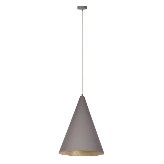 Lampa wisząca Vesuvio taupe/złoty S 1xE27 41056 Sigma - zdjęcie produktu