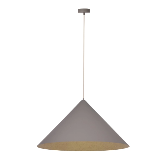 Lampa wisząca Vesuvio taupe/złoty M 1xE27 41057 Sigma - zdjęcie produktu