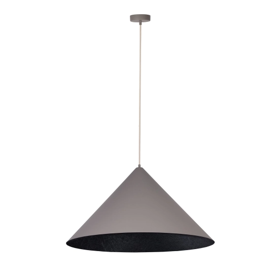 Lampa wisząca Vesuvio taupe/czarny M 1xE27 41062 Sigma - zdjęcie produktu