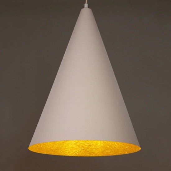 Lampa wisząca Vesuvio beżowy/złoty S 1xE27 41066 Sigma