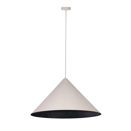 Lampa wisząca Vesuvio beżowy/czarny M 1xE27 41072 Sigma - zdjęcie produktu