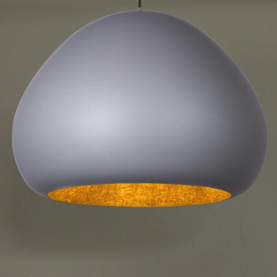 Lampa wisząca Lava szary/złoty 41078 Sigma