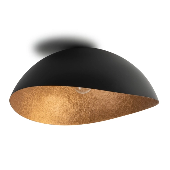 Plafon z żywicy czarno-miedziany Sigma Lighting Solaris L 40606 - zdjęcie produktu