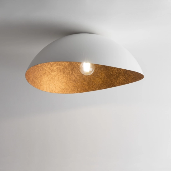 Plafon z żywicy biało-miedziany Sigma Lighting Solaris S 40618