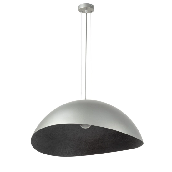 Lampa wisząca z żywicy srebrno-czarna Sigma Lighting Solaris M 40629 - zdjęcie produktu