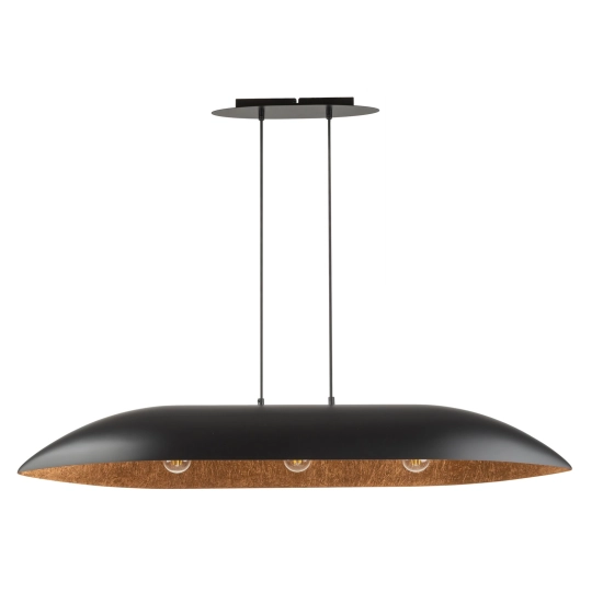 Lampa Wisząca Kolor Czarna Miedziana GONDOLA L 40634 SIGMA - zdjęcie produktu