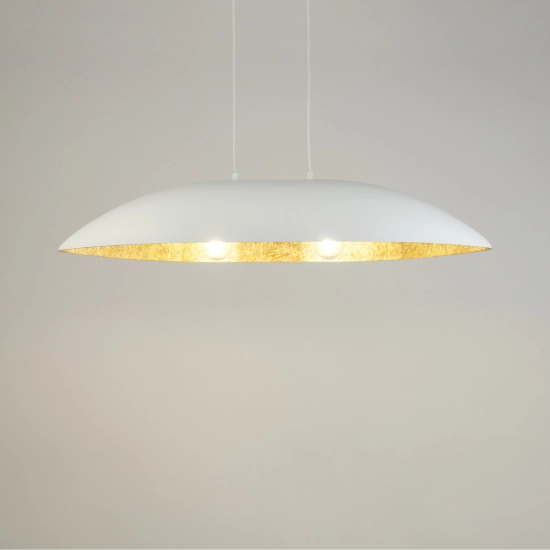 Lampa wisząca GONDOLA M biało-złoty 40637 SIGMA