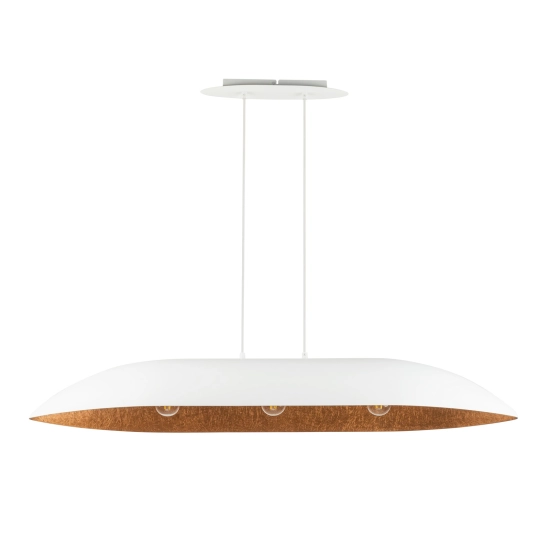 Lampa Wisząca Biała Miedziana GONDOLA L 40638 SIGMA - zdjęcie produktu