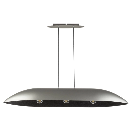 Lampa Wisząca GONDOLA L srebrno-czarna 40642 SIGMA - zdjęcie produktu