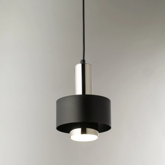 RIF LUX 1 S czarny/srebrny Lampa wisząca 40714 Sigma
