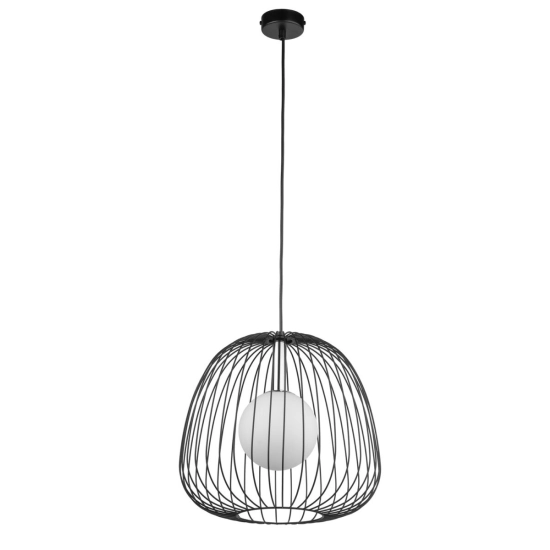 BELL 1 M Lampa wisząca czarny/srebrny 40723 Sigma - zdjęcie produktu