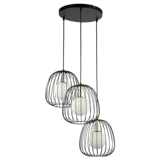 BELL 3 Lampa wisząca czarny/złoty 40729 Sigma - zdjęcie produktu