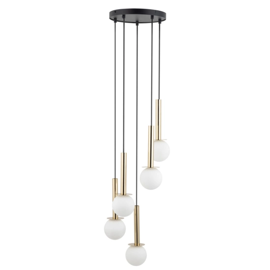 DAISY 5 złoty/biały Lampa wisząca 40771 Sigma - zdjęcie produktu