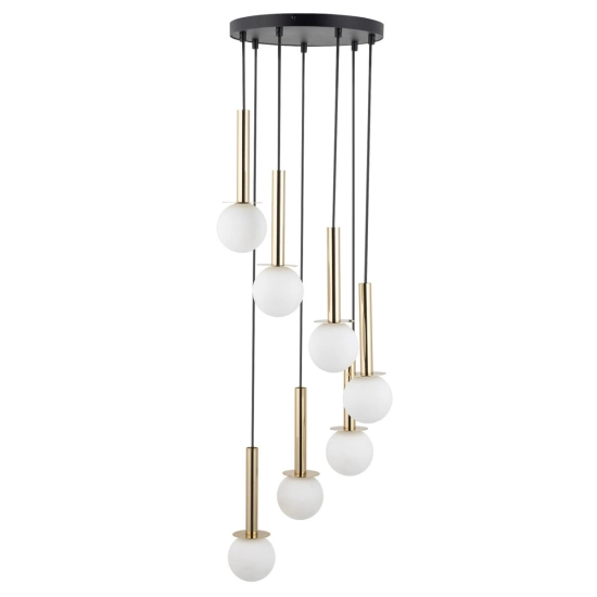 DAISY 7 złoty/biały Lampa wisząca 40772 Sigma - zdjęcie produktu