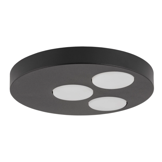 BROS plafon 3 czarny 40832 Sigma - zdjęcie produktu
